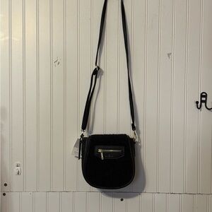 NWT Kedzie Black Messenger Bag